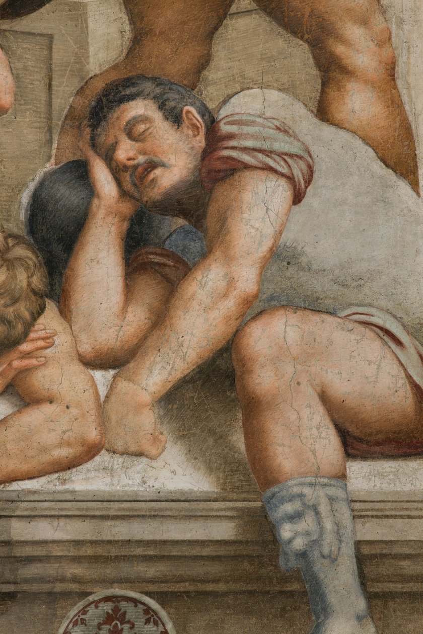 Counterfaccata, Bernardino Gatti, Ressurreição 1529, Detalhe de Bernardino Gatti