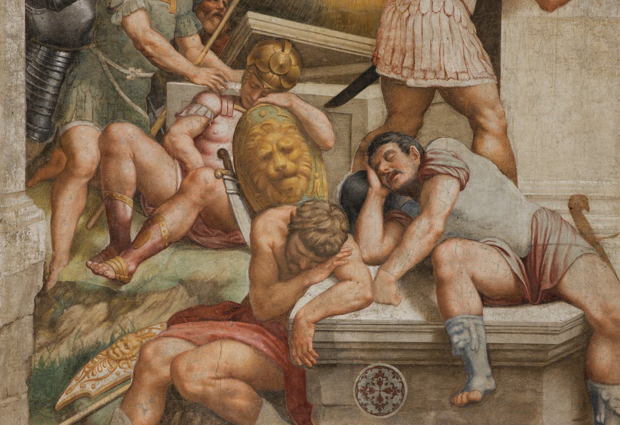 Counterfaccata, Bernardino Gatti, Ressurreição 1529, Detalhe de Bernardino Gatti