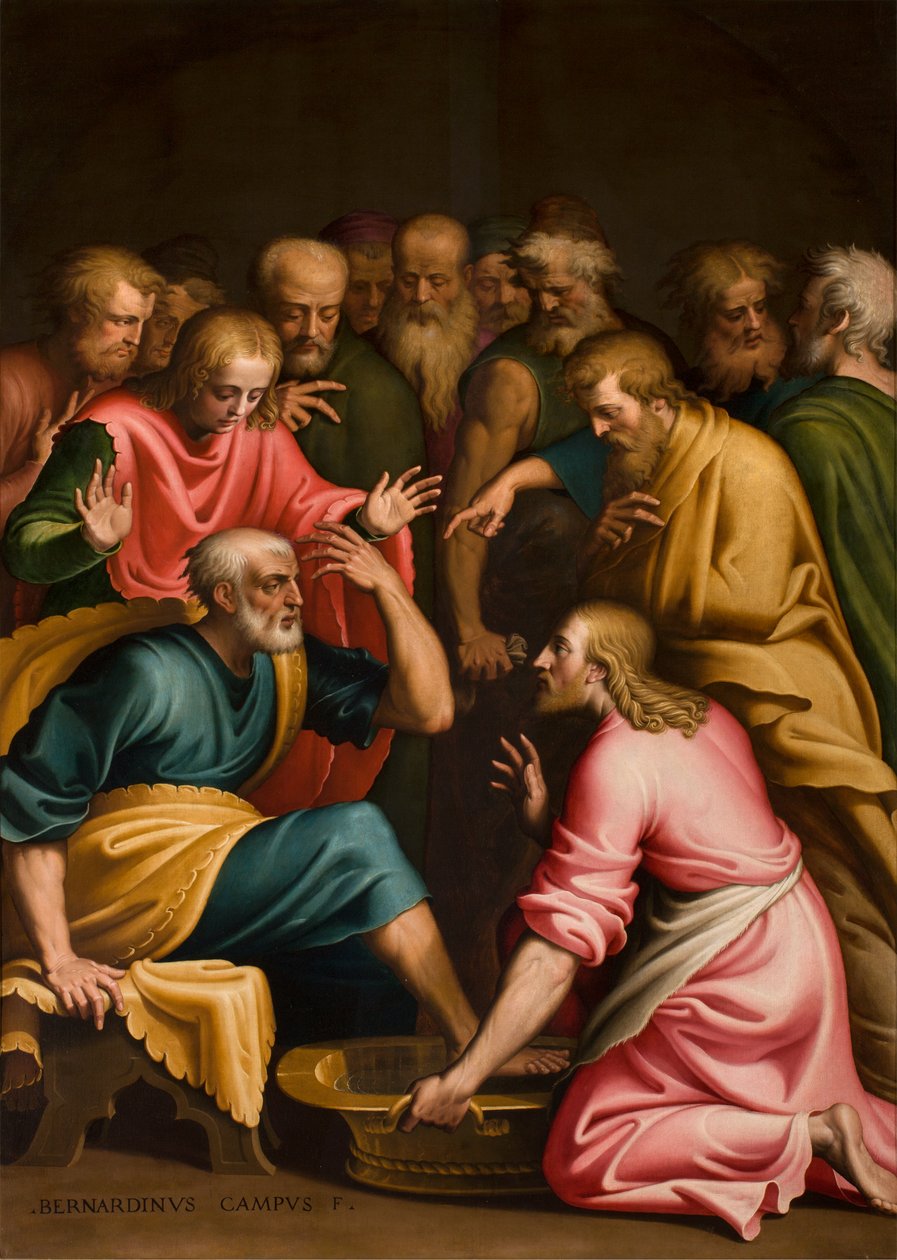 Lavagem dos pés de Bernardino Campi