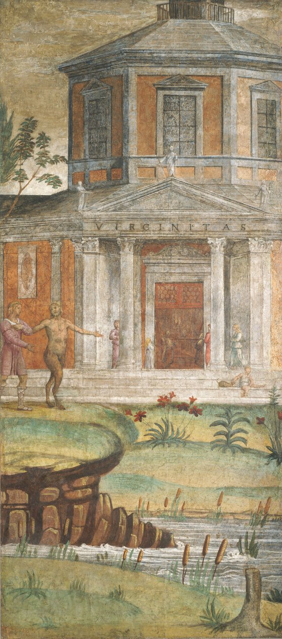 Cephalus e Pan no Templo de Diana de Bernardino Luini