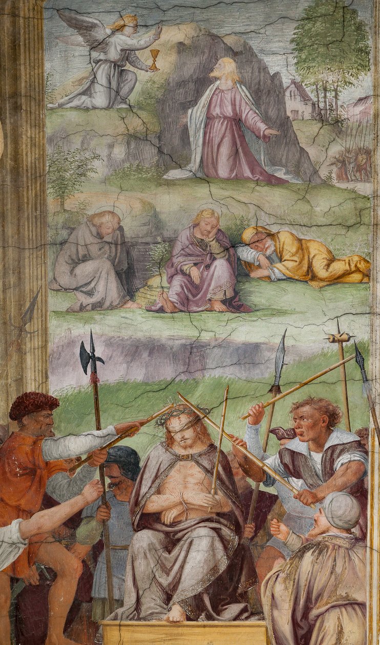 Pormenores da Paixão e Crucificação de Cristo de Bernardino Luini