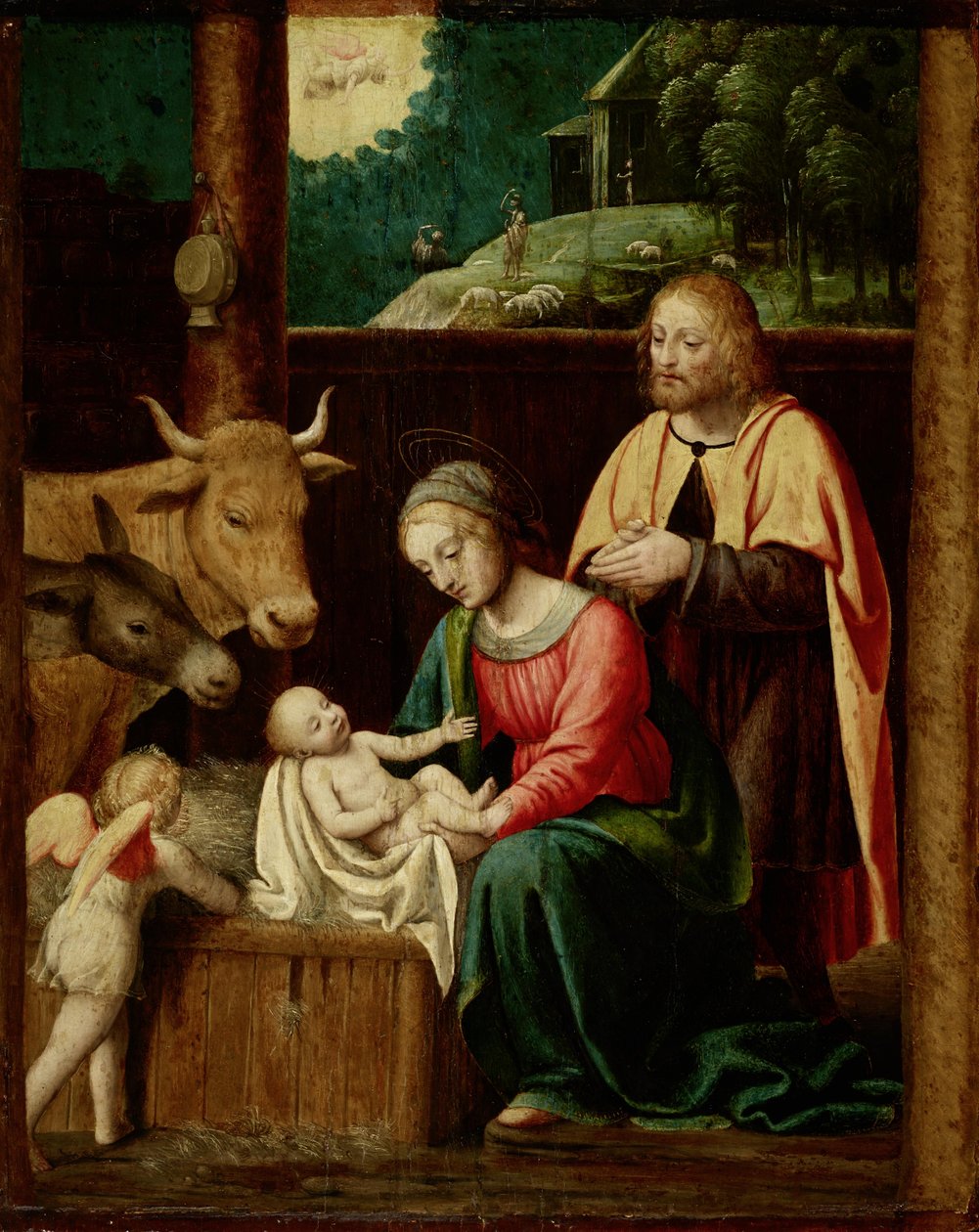 O nascimento de Cristo de Bernardino Luini