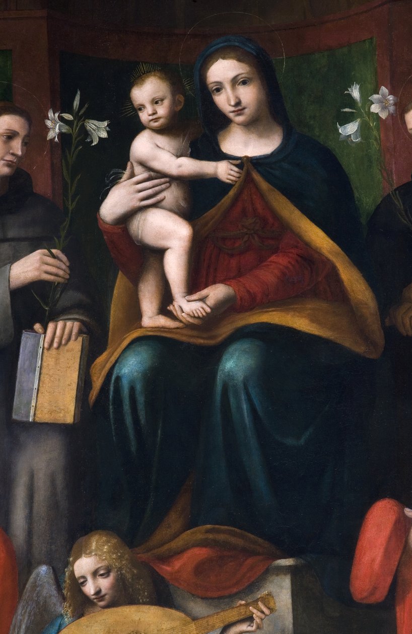 Conversa Sagrada, Pala Raimondi, 1517-18 de Bernardino Luini