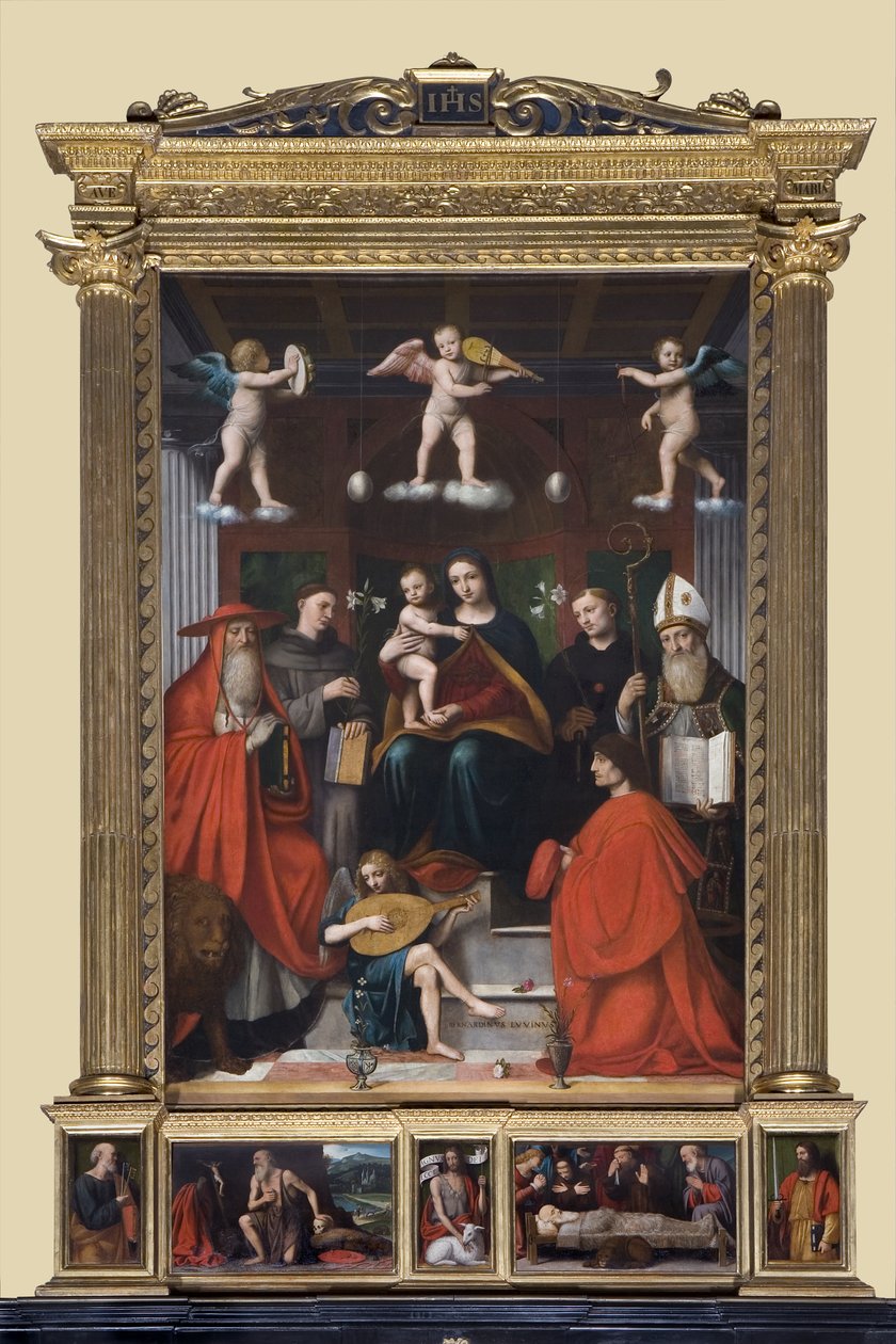 Conversa Sagrada, Pala Raimondi, 1517-18 de Bernardino Luini