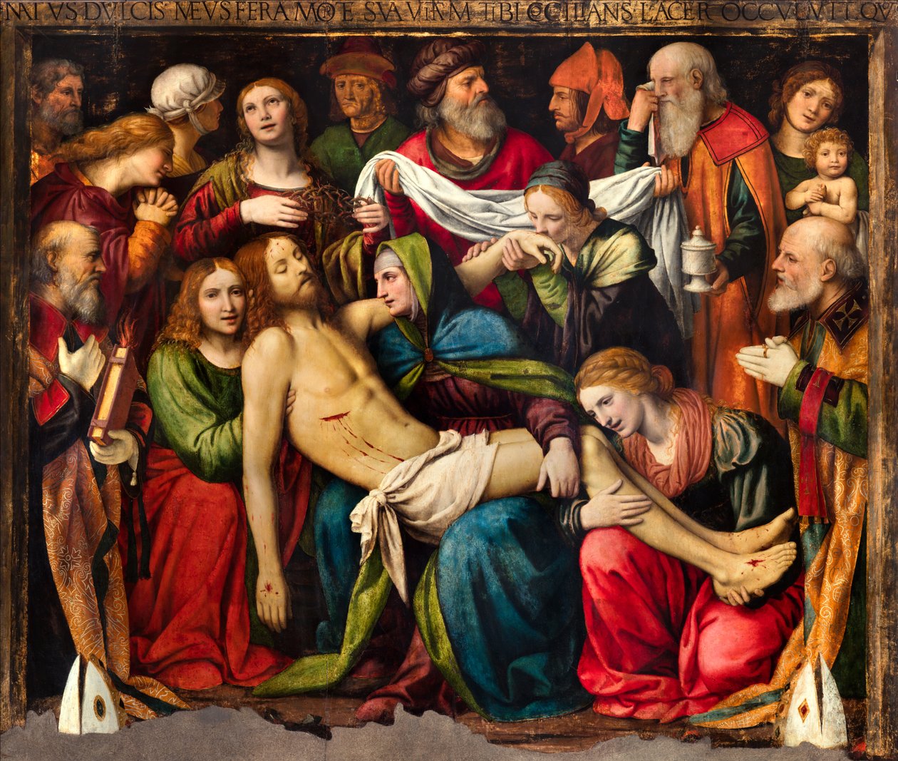 Milão, Igreja de San Giorgio al Palazzo, Bernardino Luini, Entombamento de Bernardino Luini