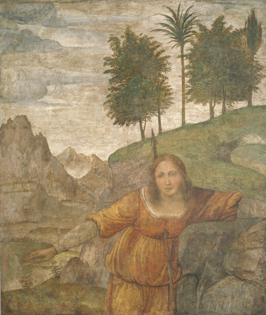 Prócris perfurado pelo dardo de Céfalo, c. 15201522. de Bernardino Luini