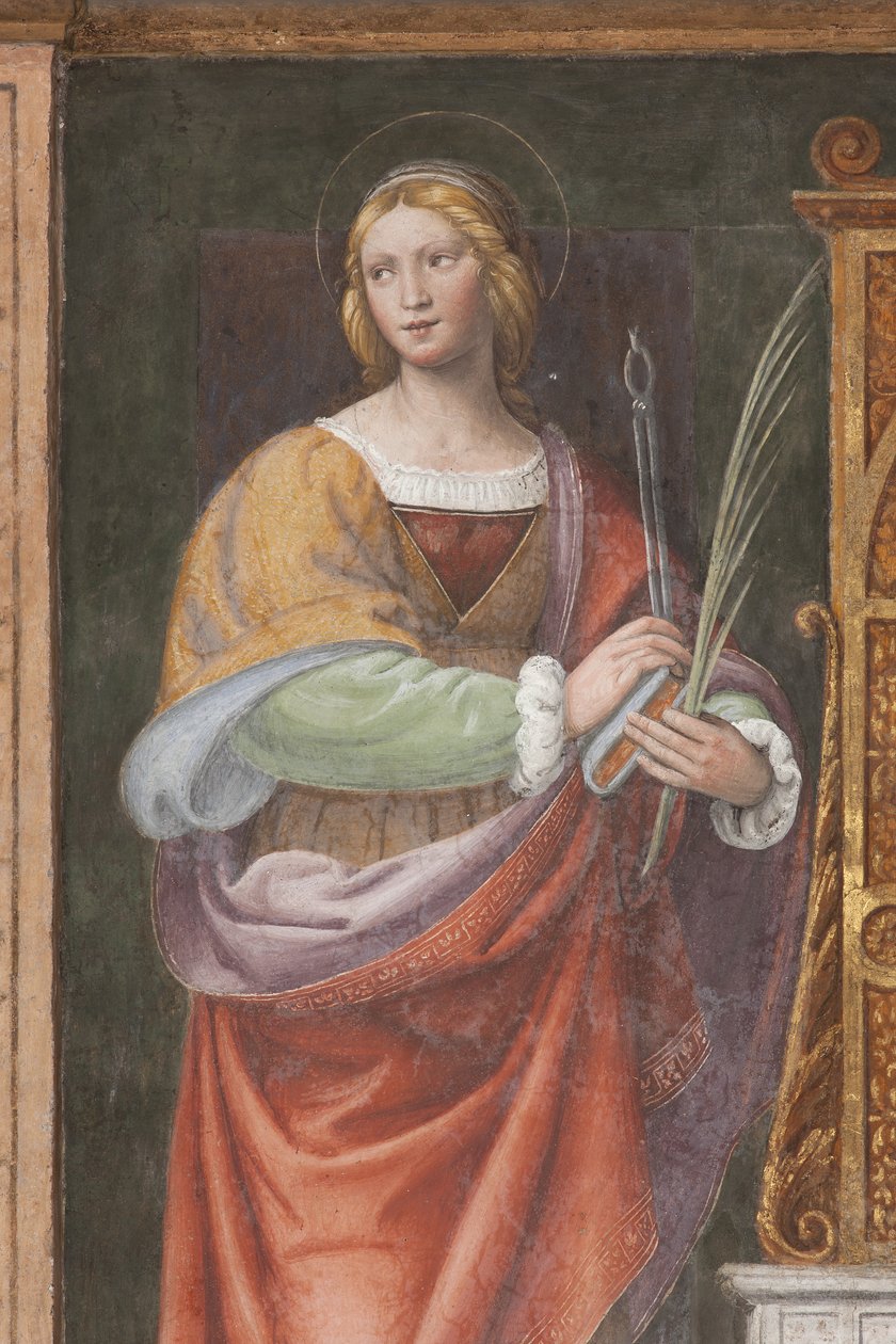 Saint Apollonia, c.1522-25 (detalhe de 3497192) de Bernardino Luini