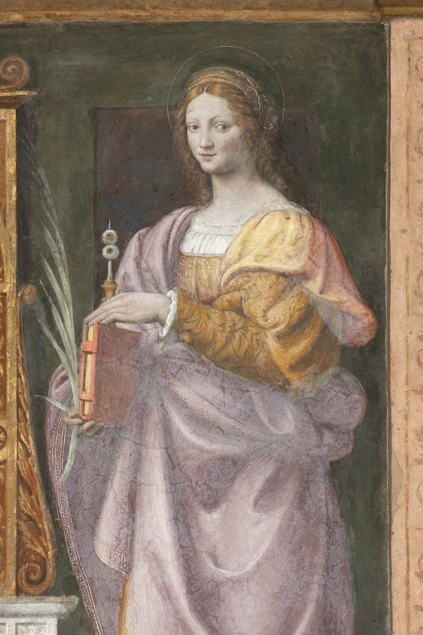 Saint Lucy, c.1522-25 (detalhe de 3497192) de Bernardino Luini
