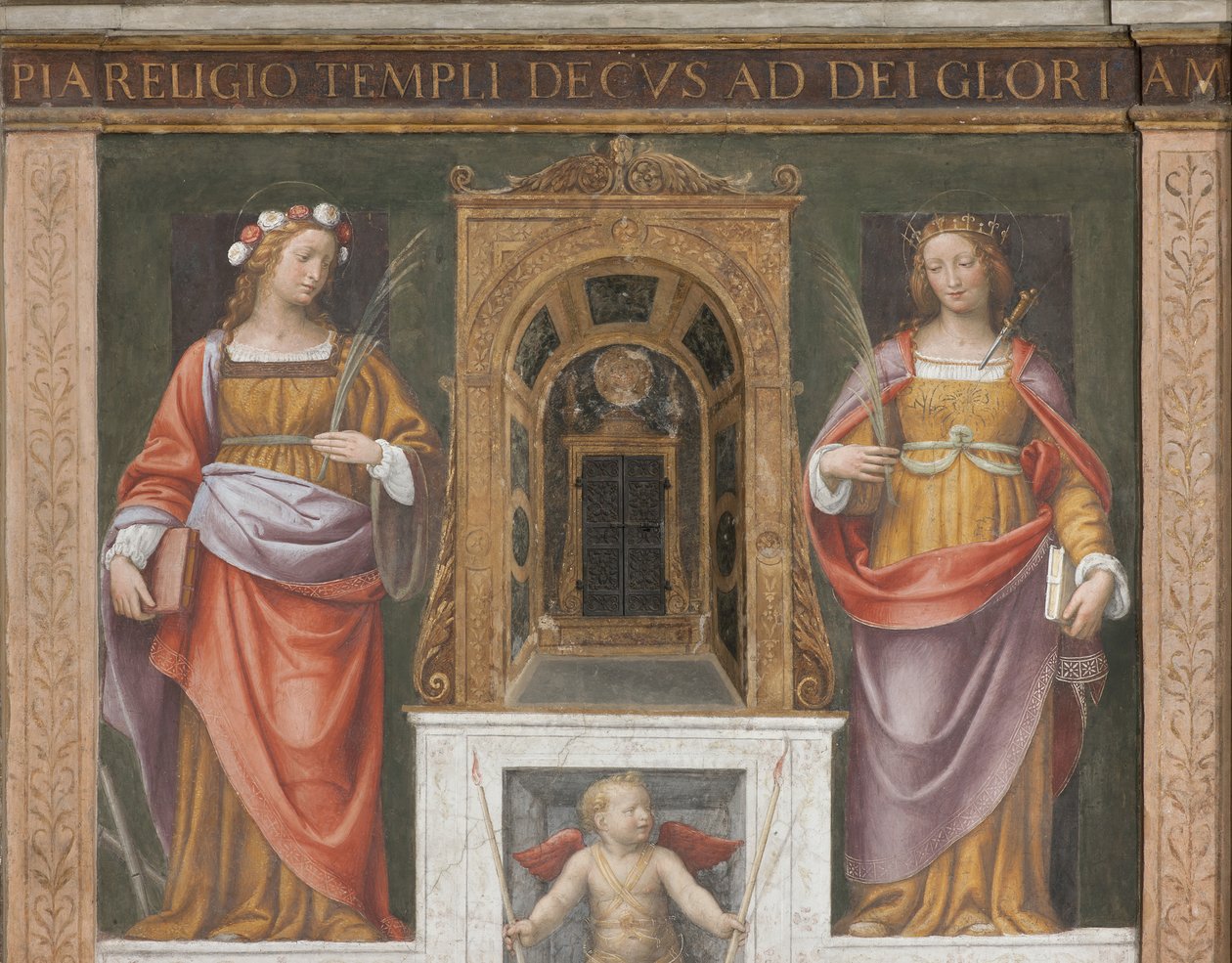 Santa Rosa e Santa Giustina de Bernardino Luini