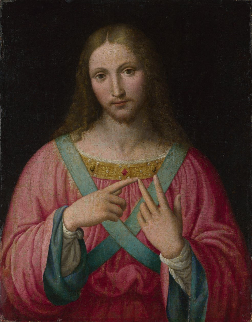Cristo, depois de 1530. de Bernardino Luini after .