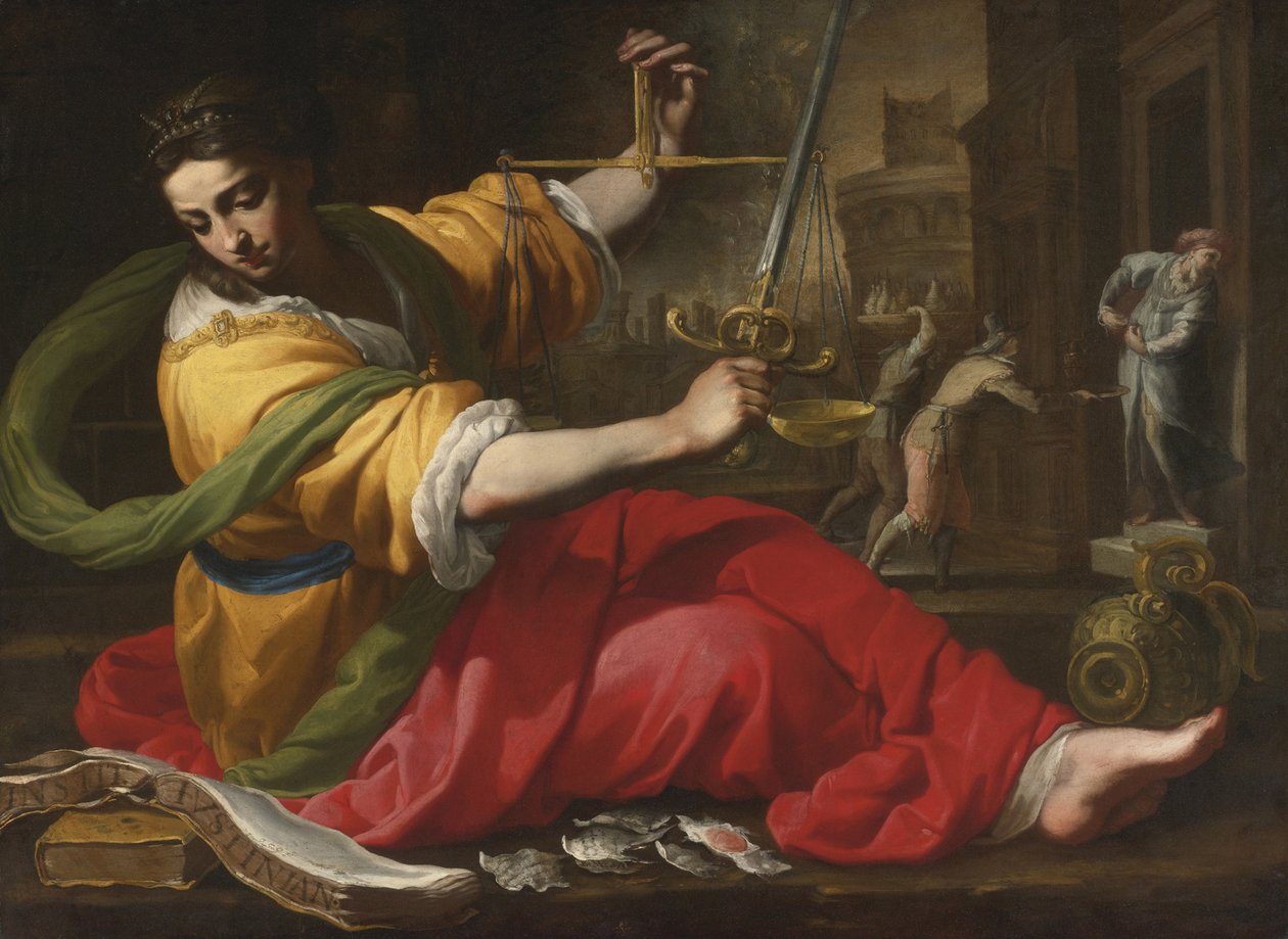 Alegoria da Justiça, 1656 de Bernardino Mei