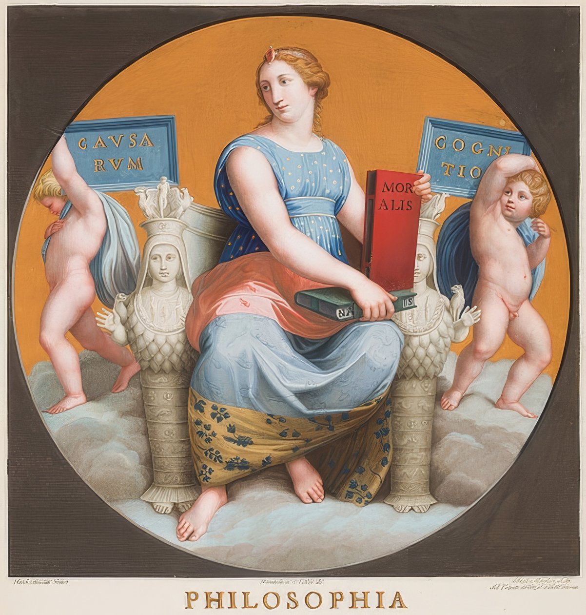 Filosofia (Salas da Segnatura) de Bernardino Nocchi