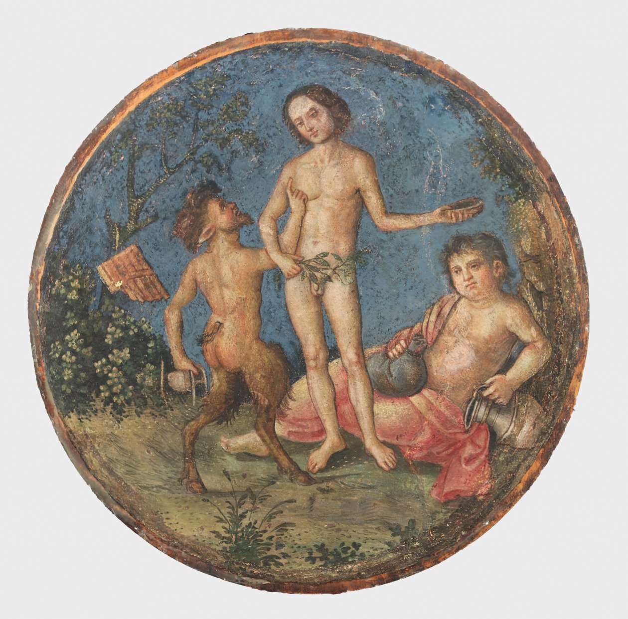 Baco, Pan e Sileno, c. 1509 de Bernardino Pinturicchio