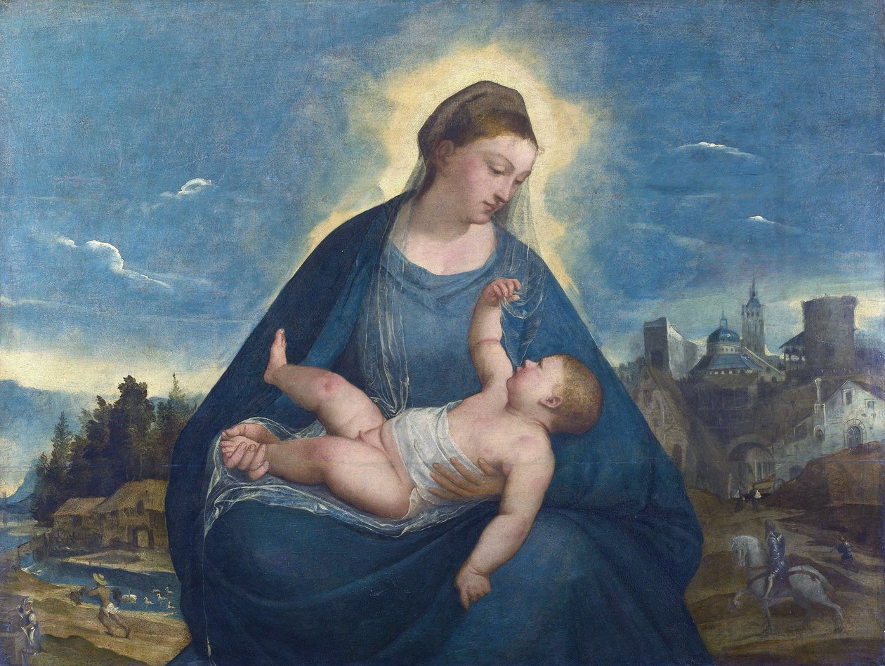 A Madona e o Menino de Bernardino da Asola
