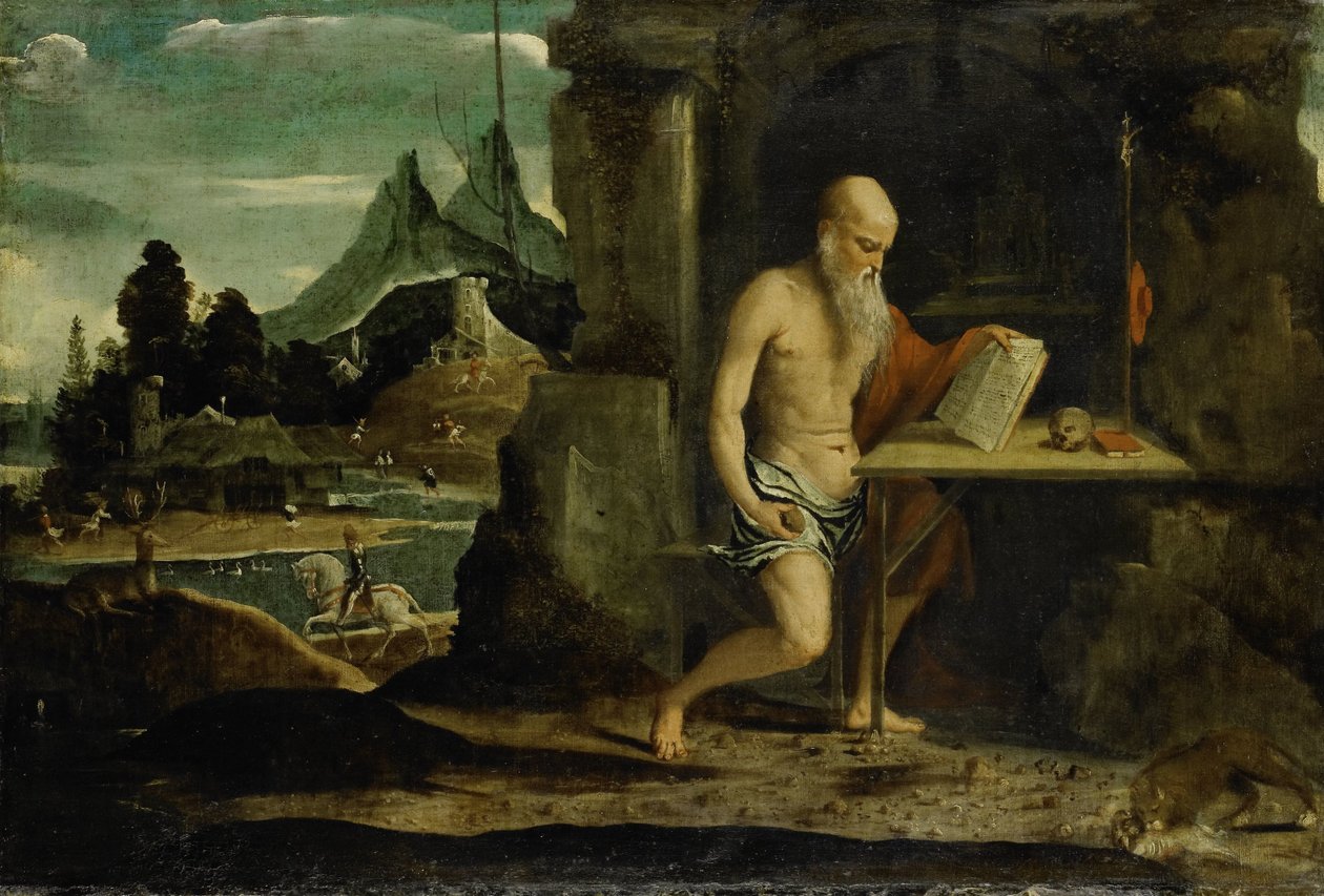 São Jerónimo de Bernardino da Brescia (attributed to)