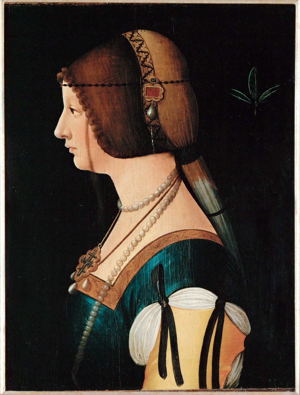 Bianca Maria Sforza, segunda esposa do imperador Maximiliano I ... de Bernardino de
