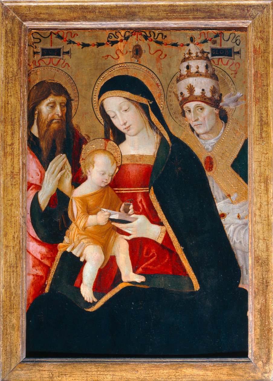 A Virgem e o Menino entre São Jerónimo e São ... de Bernardino di Betto Pinturicchio