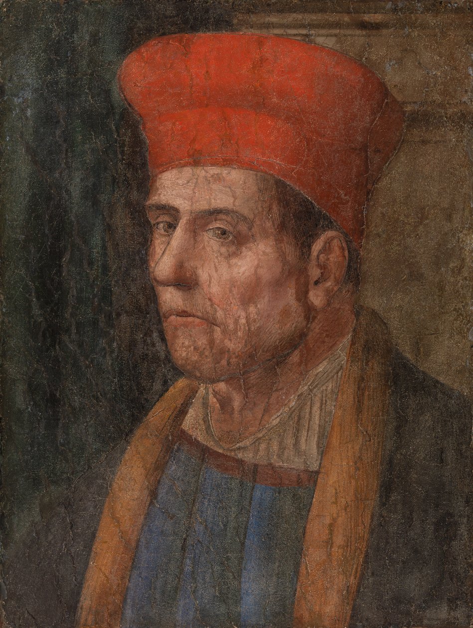 Retrato de um homem de Bernardino di Betto Pinturicchio