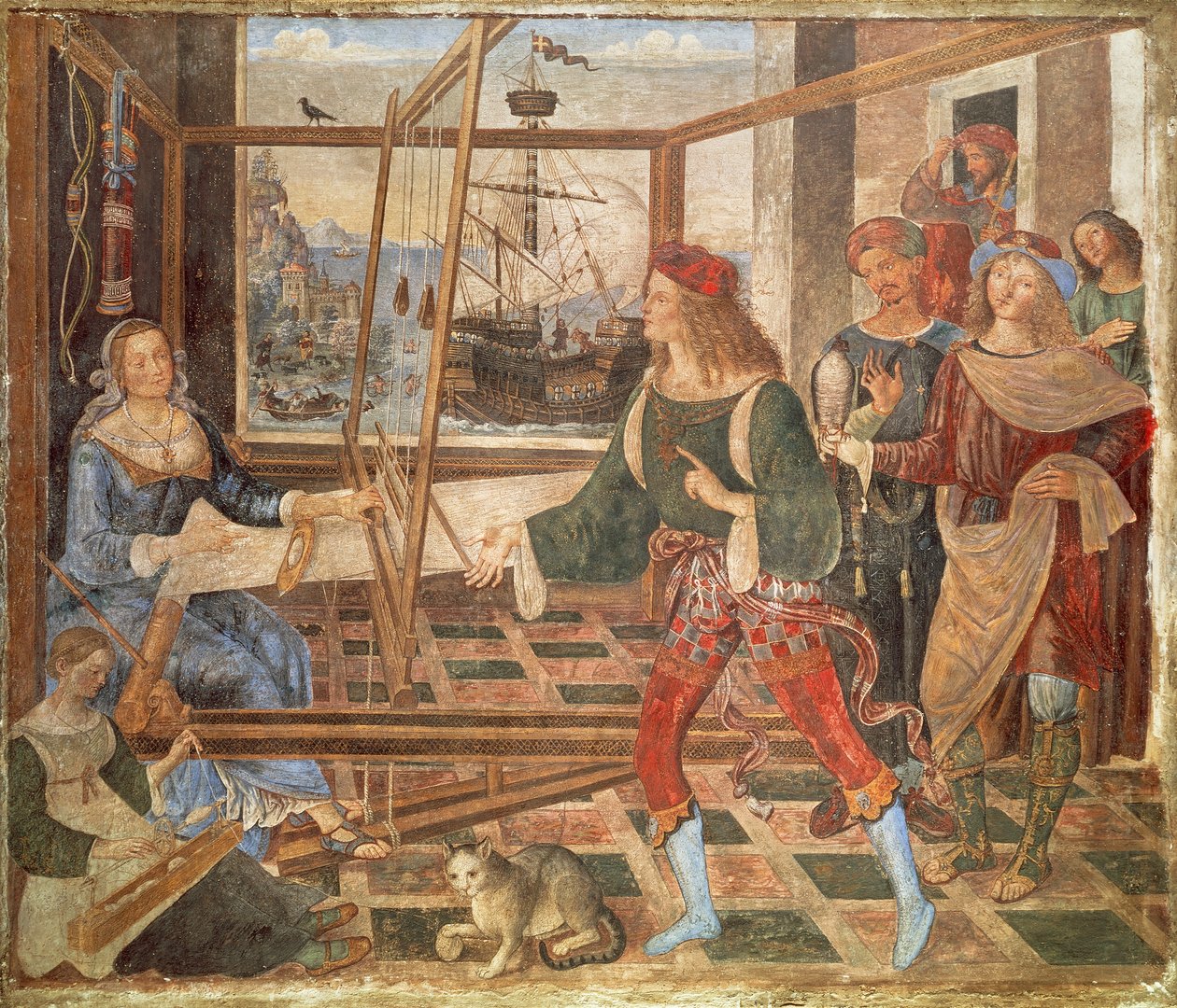 O regresso de Ulisses a Penélope de Bernardino di Betto Pinturicchio