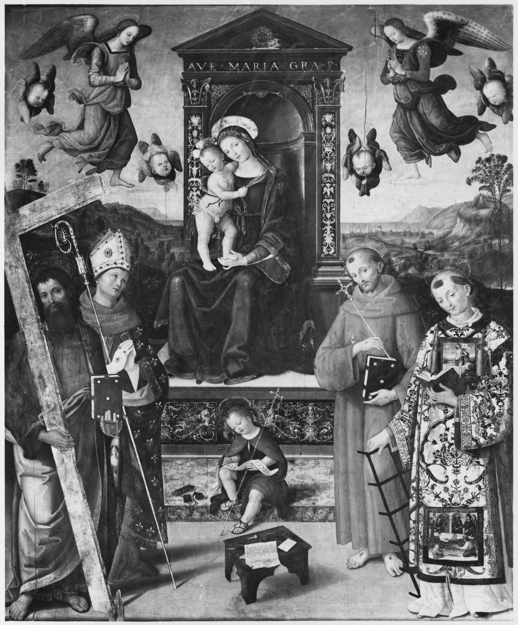 Conversa Sagrada, 1508 de Bernardino di Betto Pinturicchio