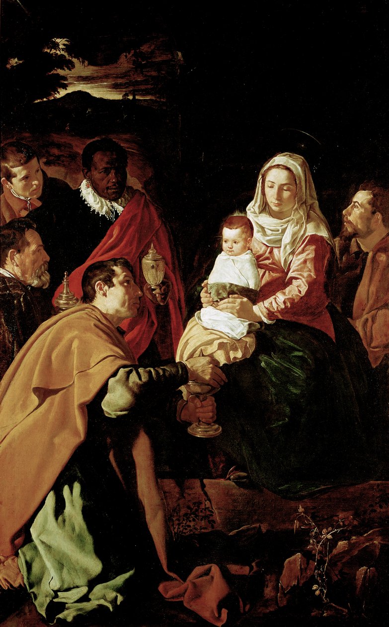 A adoração dos Magos, c.1619 (óleo sobre tela) de Bernardino di Bosio & Zaganelli Francesco di Bosio (c.1470 c.1532) Zaganelli