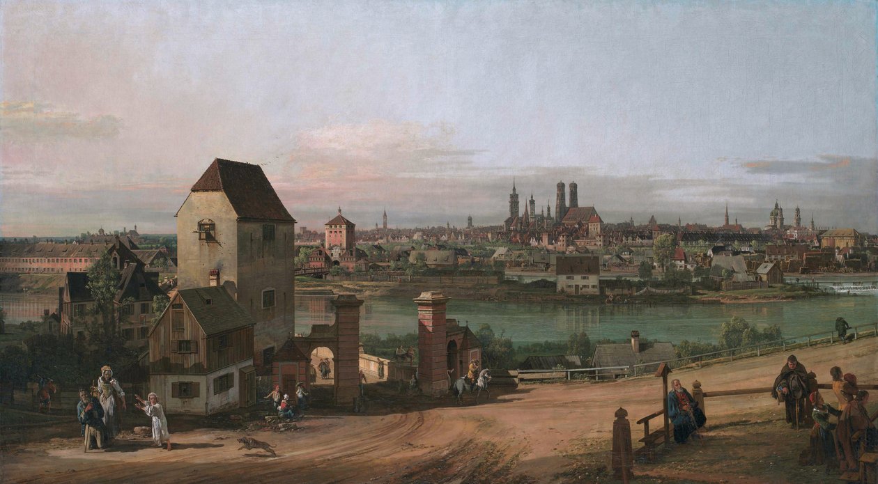 Vista de Munique de Bernardo Bellotto