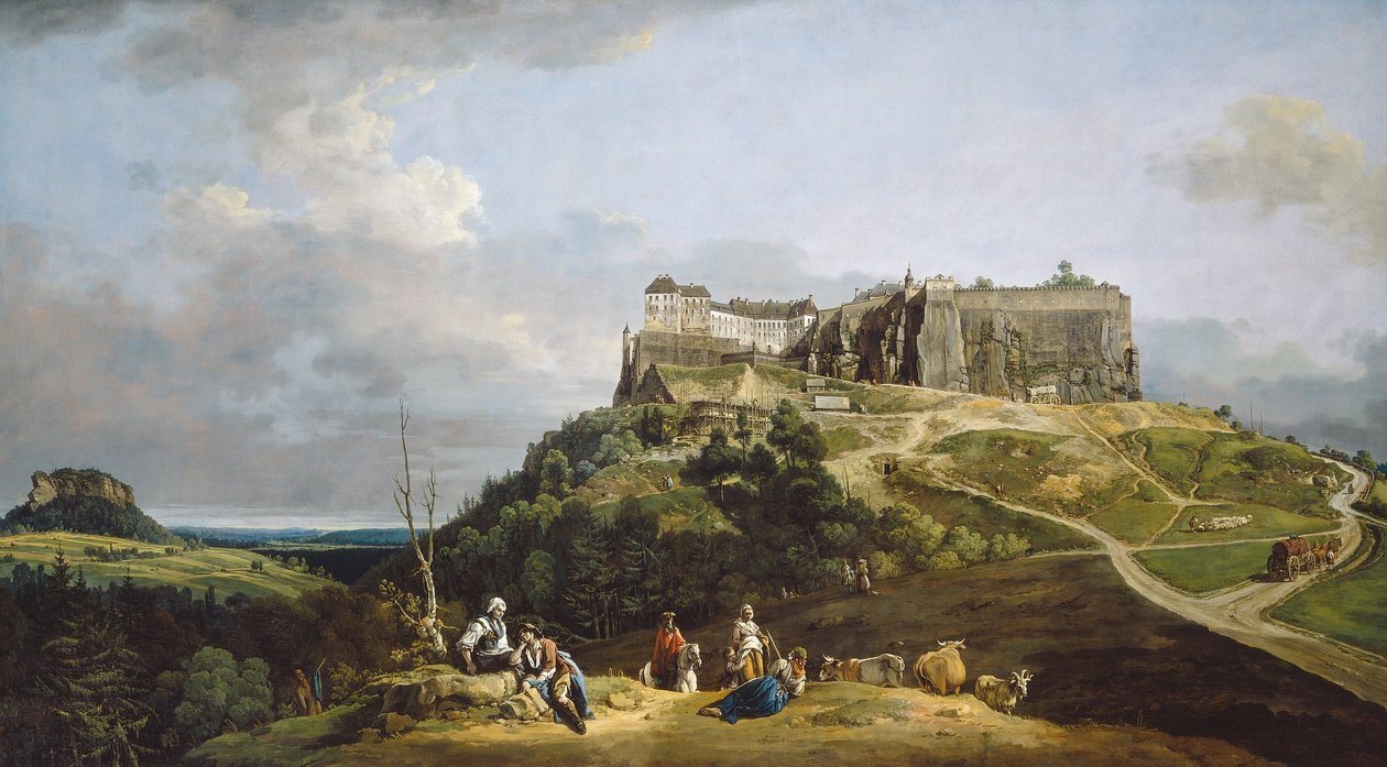 Fortaleza Königstein de Bernardo Bellotto