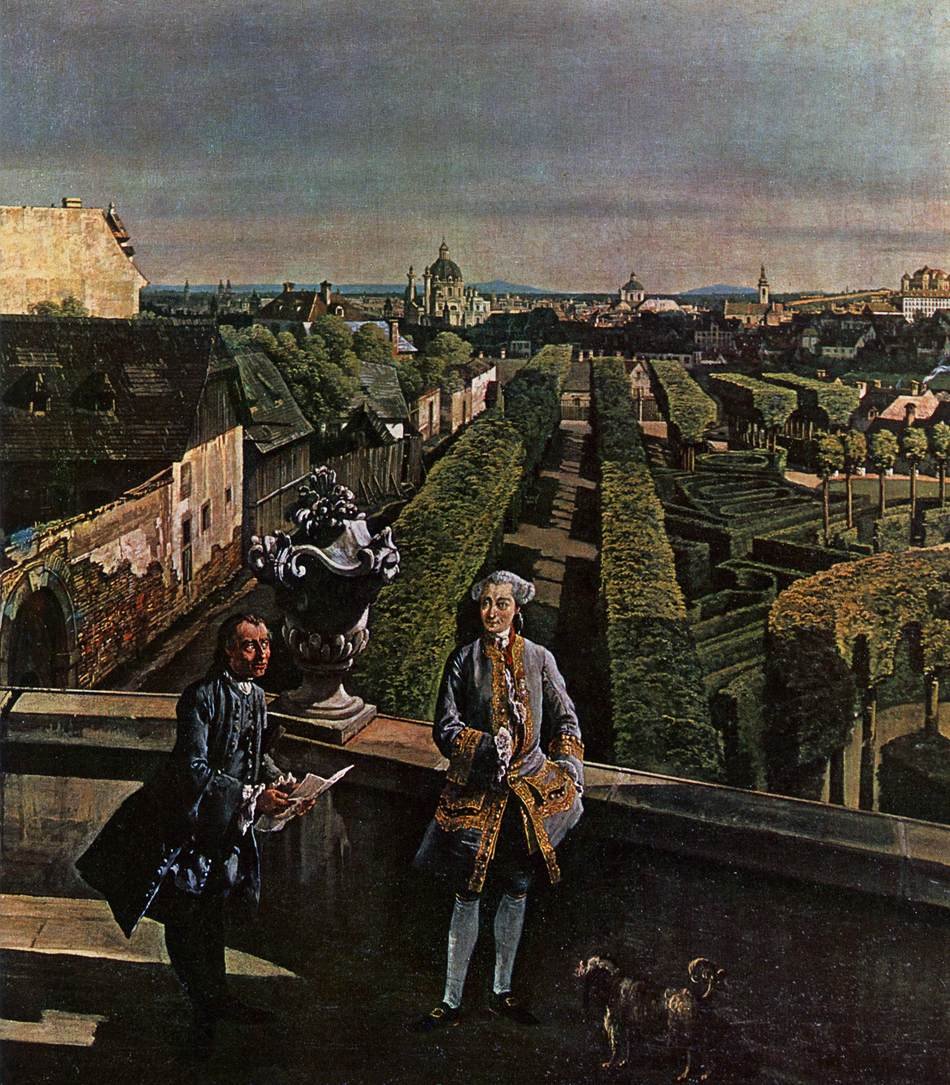 Viena, Panorama do Palais Kaunitz de Bernardo Bellotto