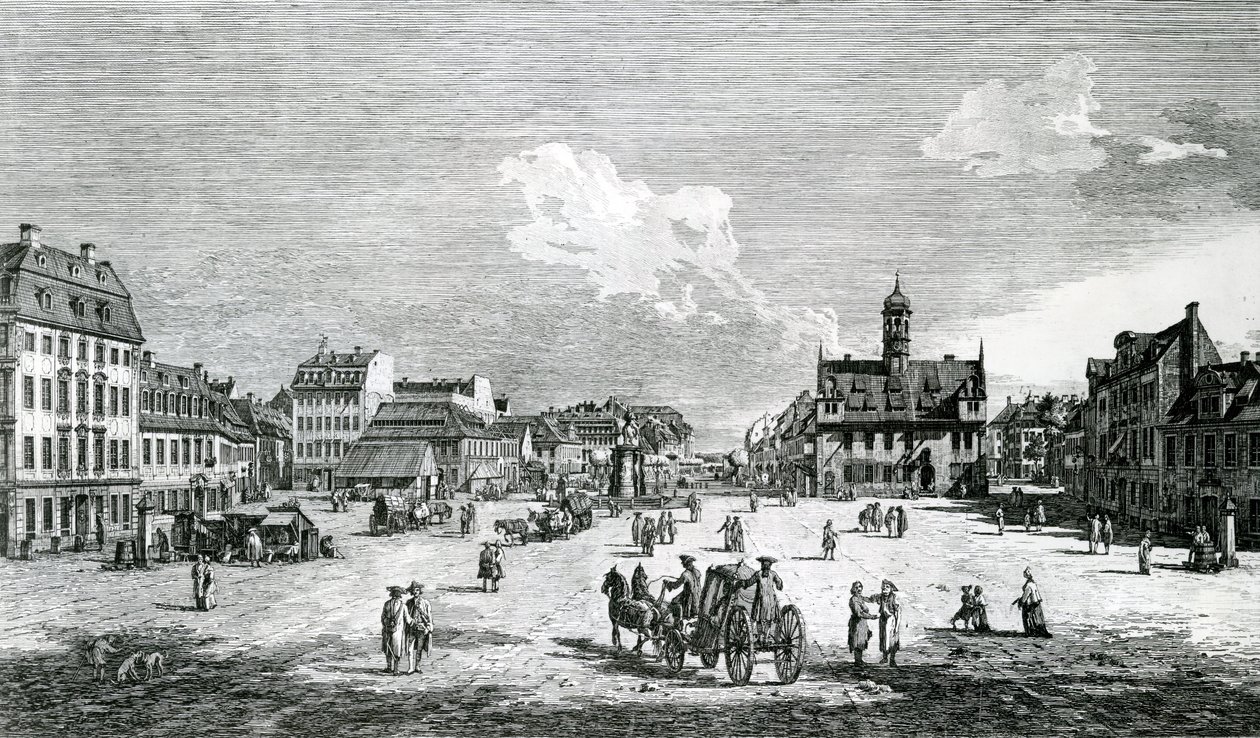Vista, de, dresden de Bernardo Bellotto