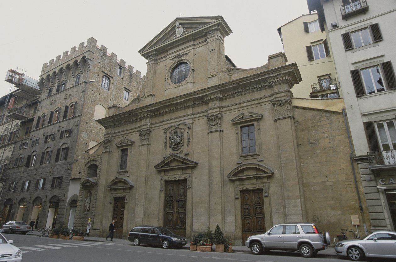 Fachada de Santa Trinita, 1593-94 de Bernardo Buontalenti