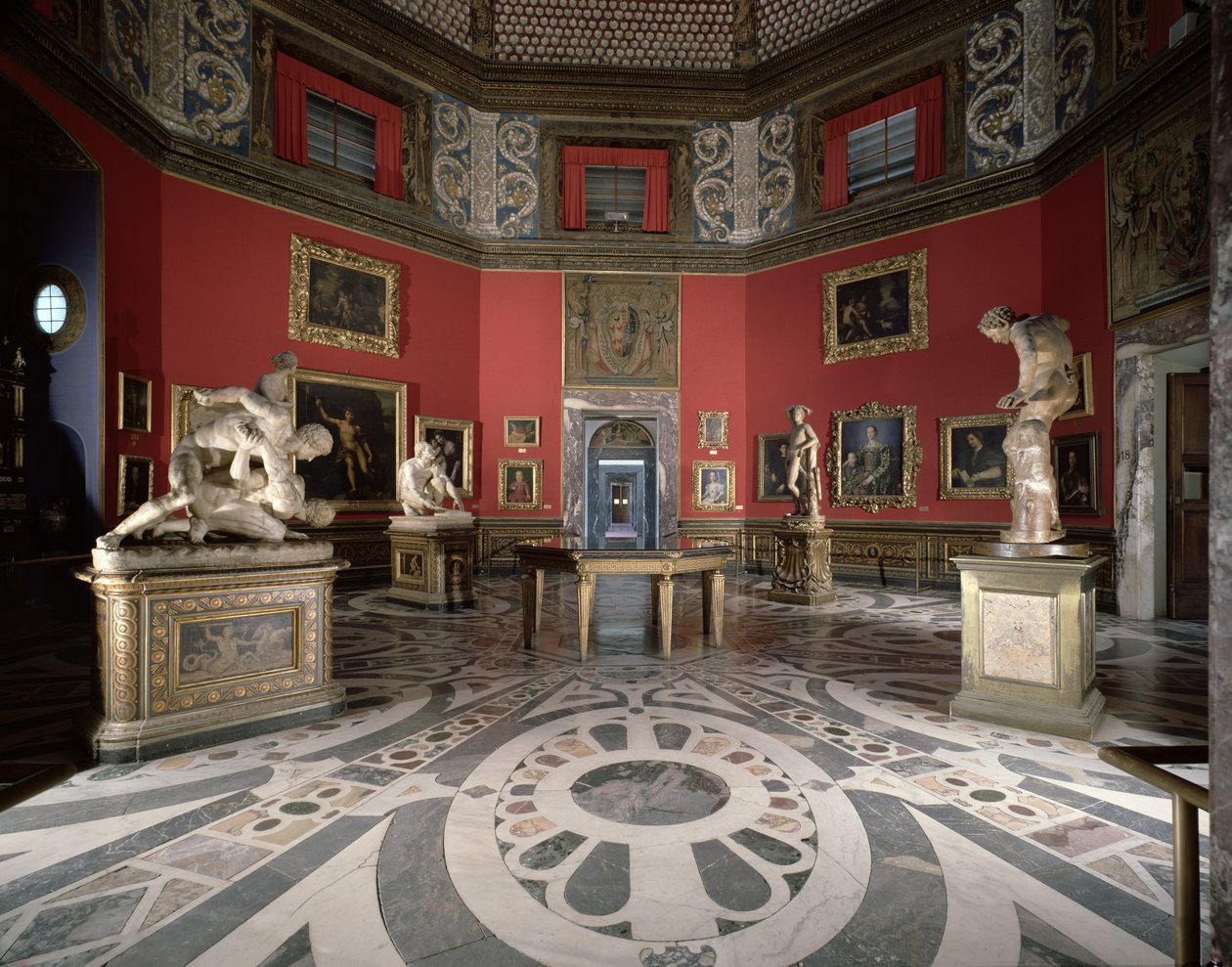 O Tribuno Octogonal, projetado c.1580 de Bernardo Buontalenti