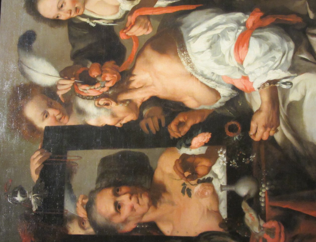 Alegoria da transitoriedade (Old Coquette) de Bernardo Strozzi