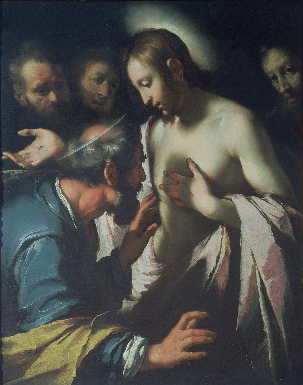 A Incredulidade de São Tomás de Bernardo Strozzi