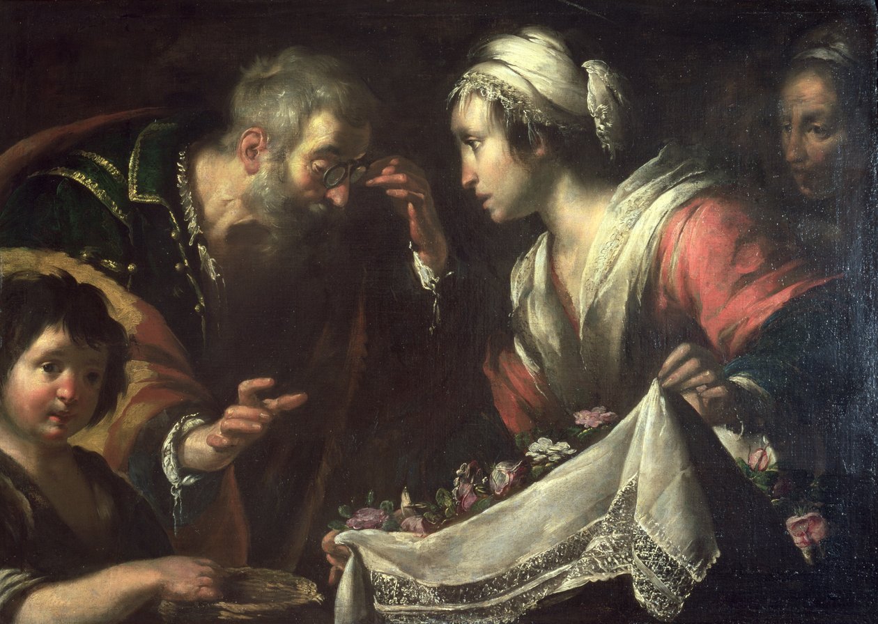 O milagre de St. Zita de Bernardo Strozzi