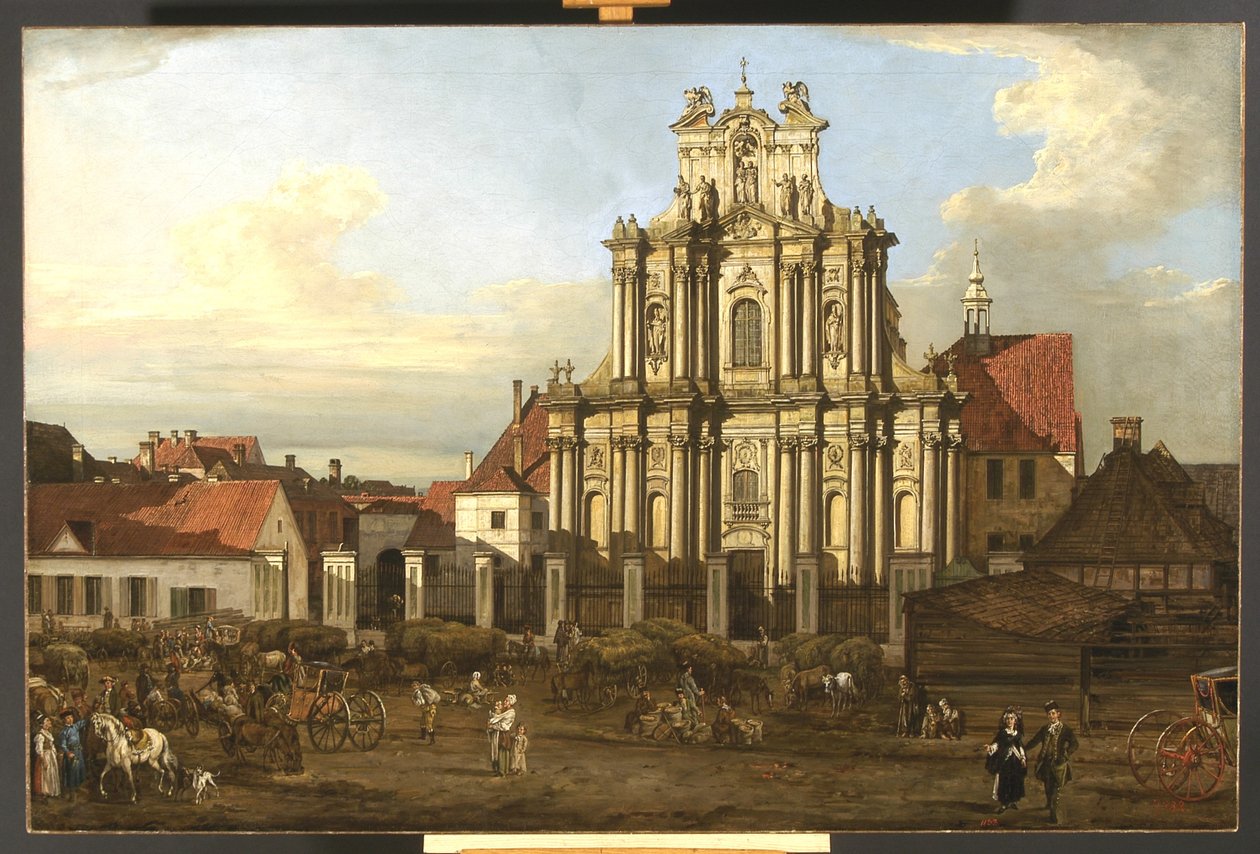 Igreja dos Visitandines, Varsóvia, Polônia de Bernardo Bellotto