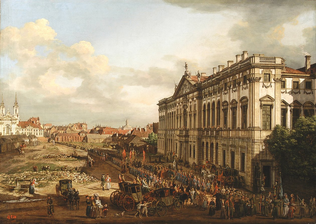 Palácio da Commonwealth (Krasi Ski palace), 1778 de Bernardo Bellotto