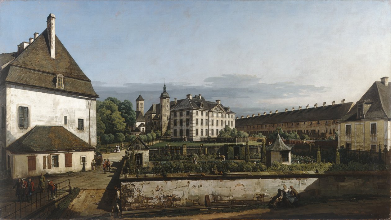A Fortaleza de Konigstein: Pátio com o Brunnenhaus de Bernardo Bellotto