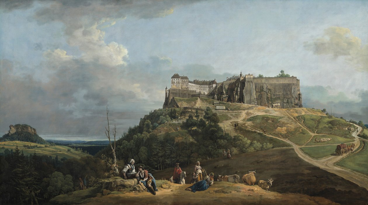 A Fortaleza de Königstein de Bernardo Bellotto