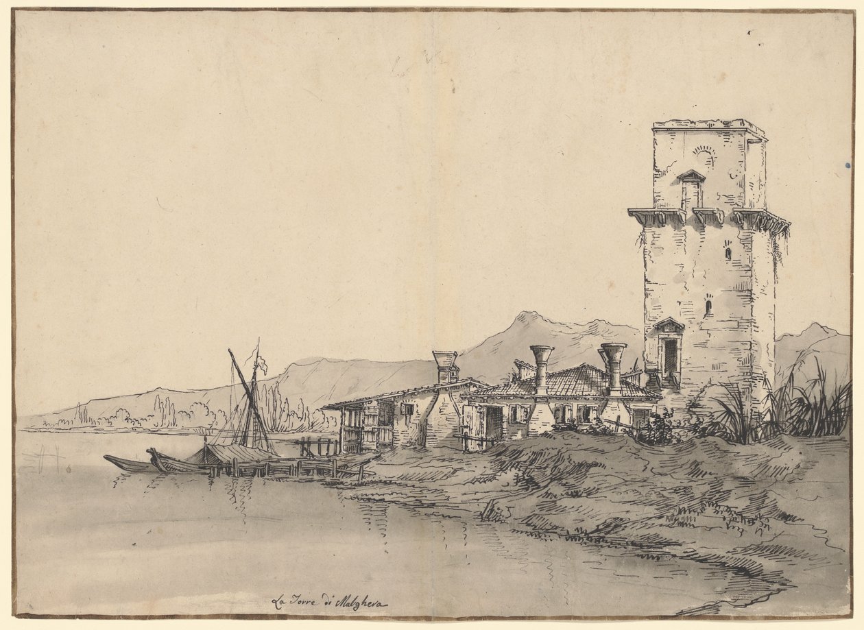 A torre de Marghera de Bernardo Bellotto