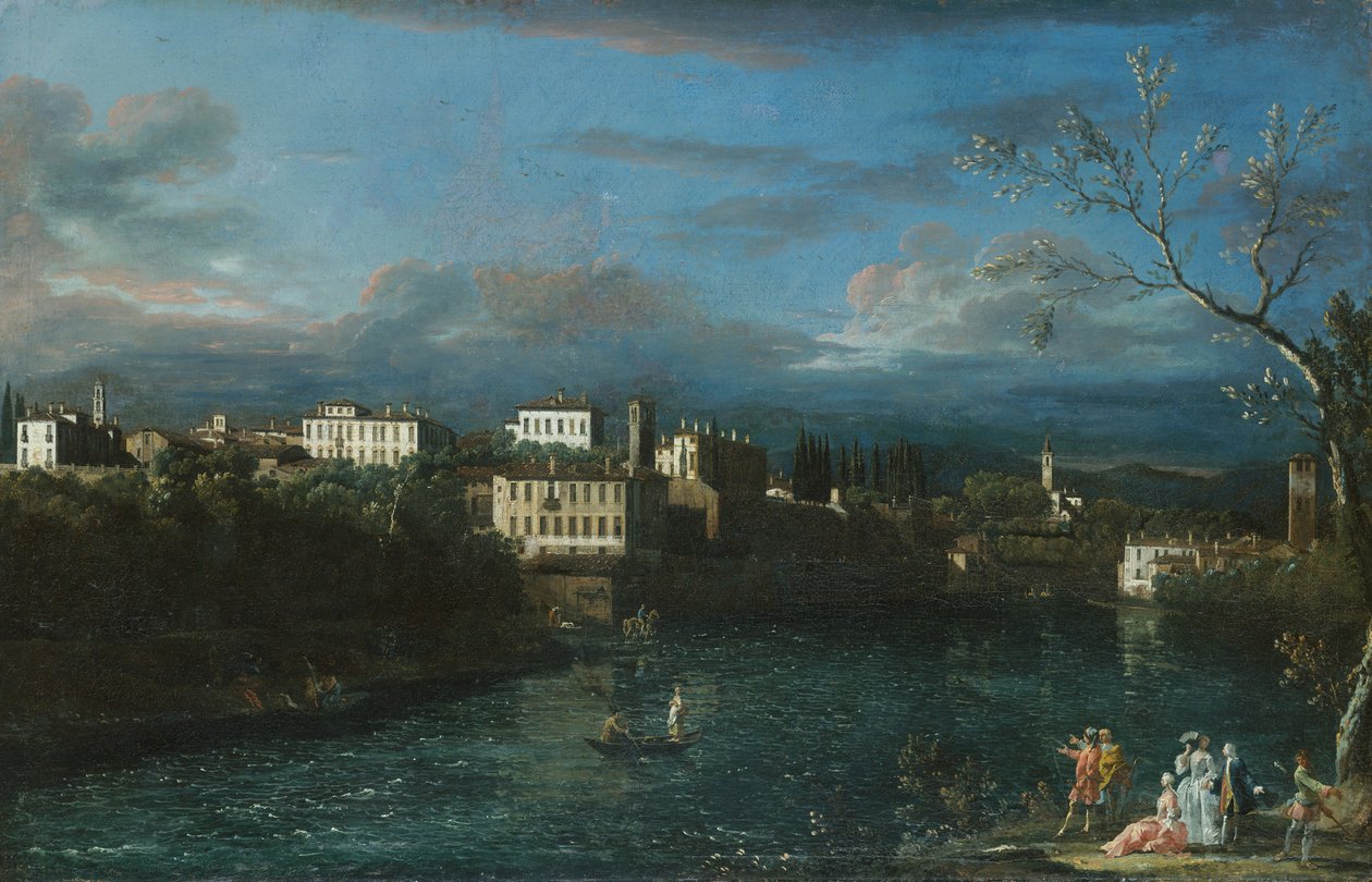 Vaprio adda, 1744. de Bernardo Bellotto