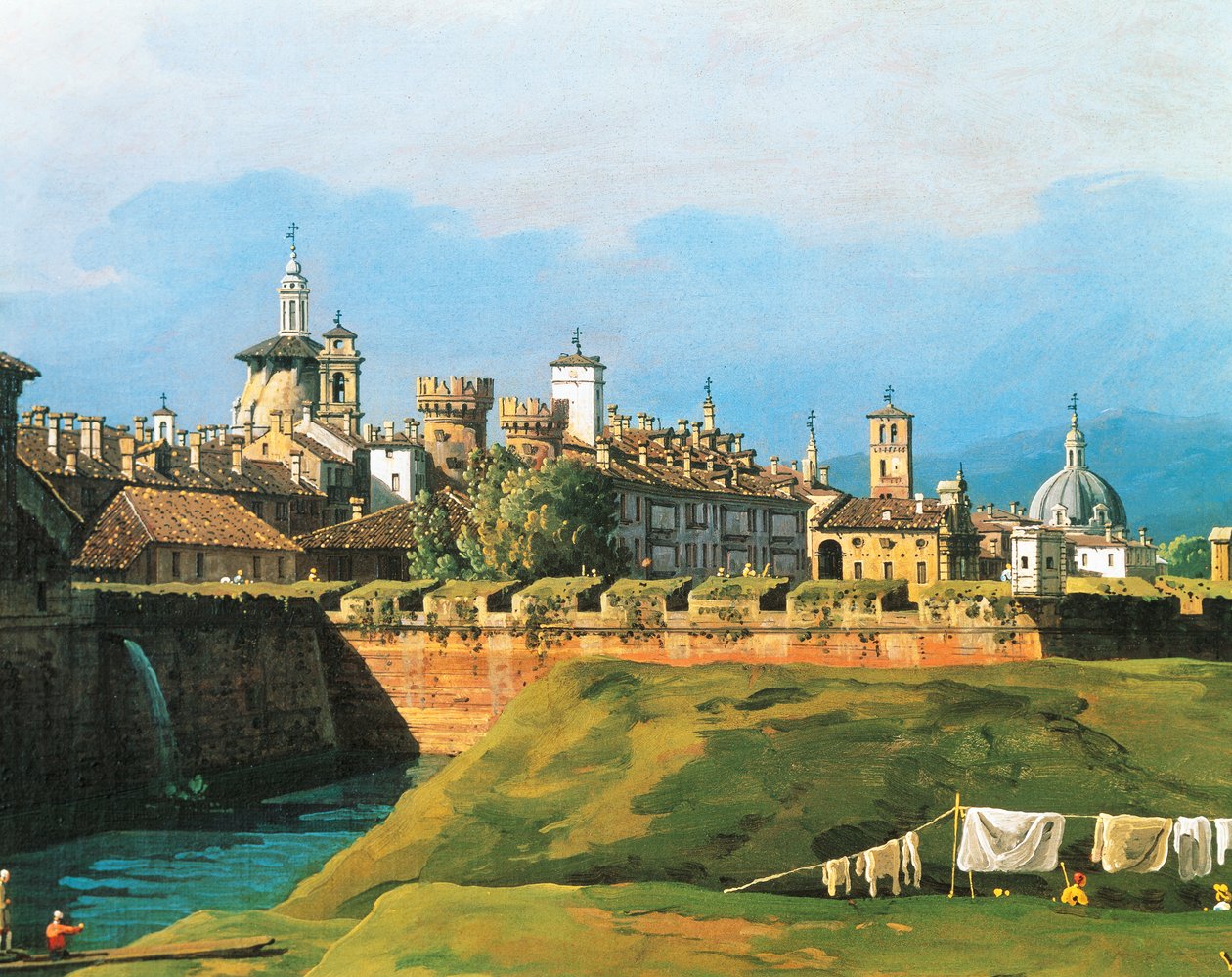 Vista de Turim a partir do lado do Jardim Real de Bernardo Bellotto