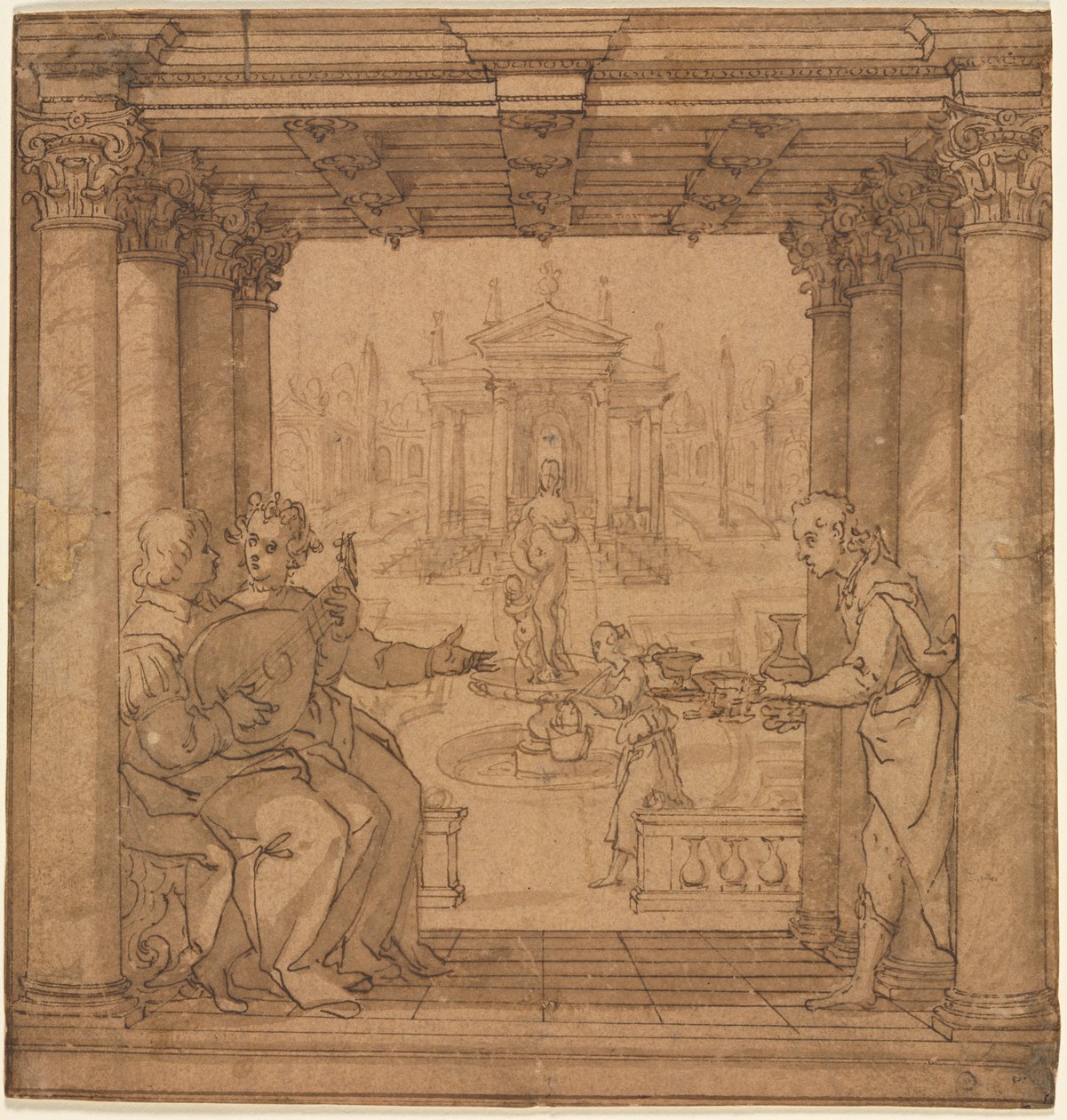 Ilustração de Gerusalemme Liberata de Torquato Tasso de Bernardo Castello