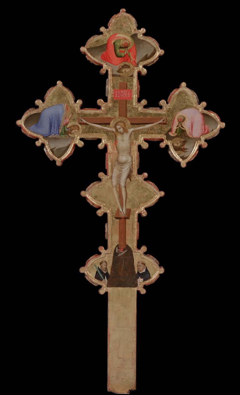 Portátil, verso em cruz dupla face, 1335-1340 de Bernardo Daddi