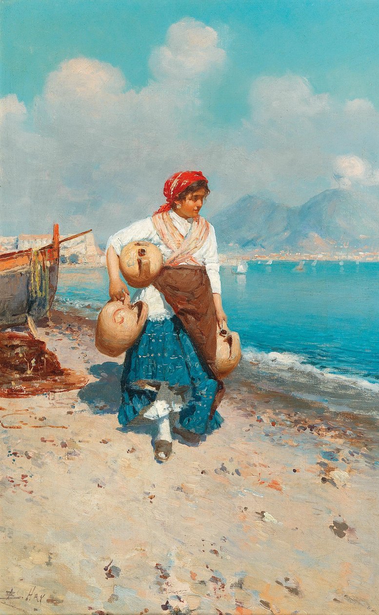 Na praia de Naples de Bernardo Hay