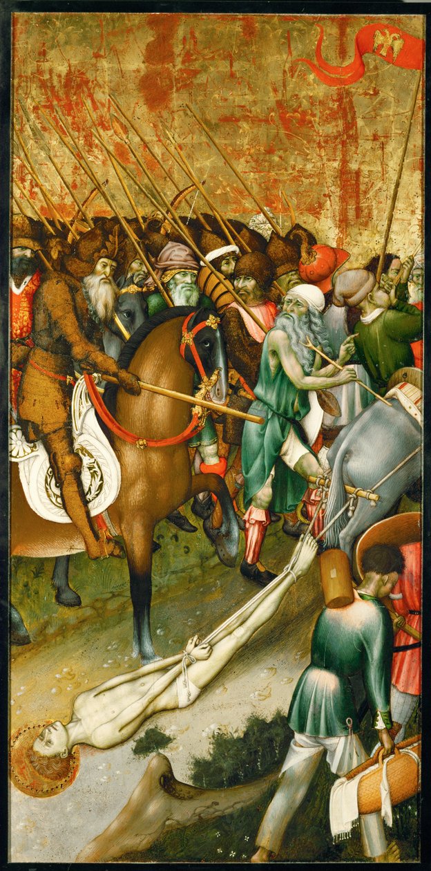 Quatro cenas do martírio de São Jorge ... de Bernardo Martorell
