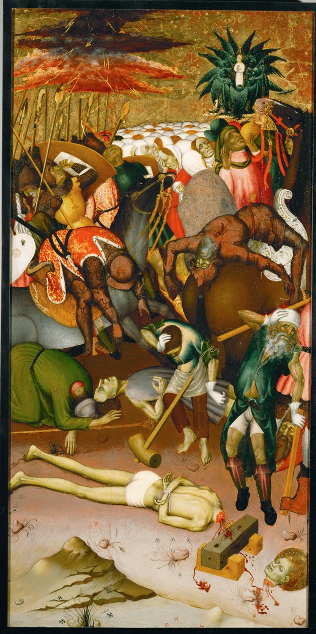 Quatro cenas do martírio de São Jorge ... de Bernardo Martorell