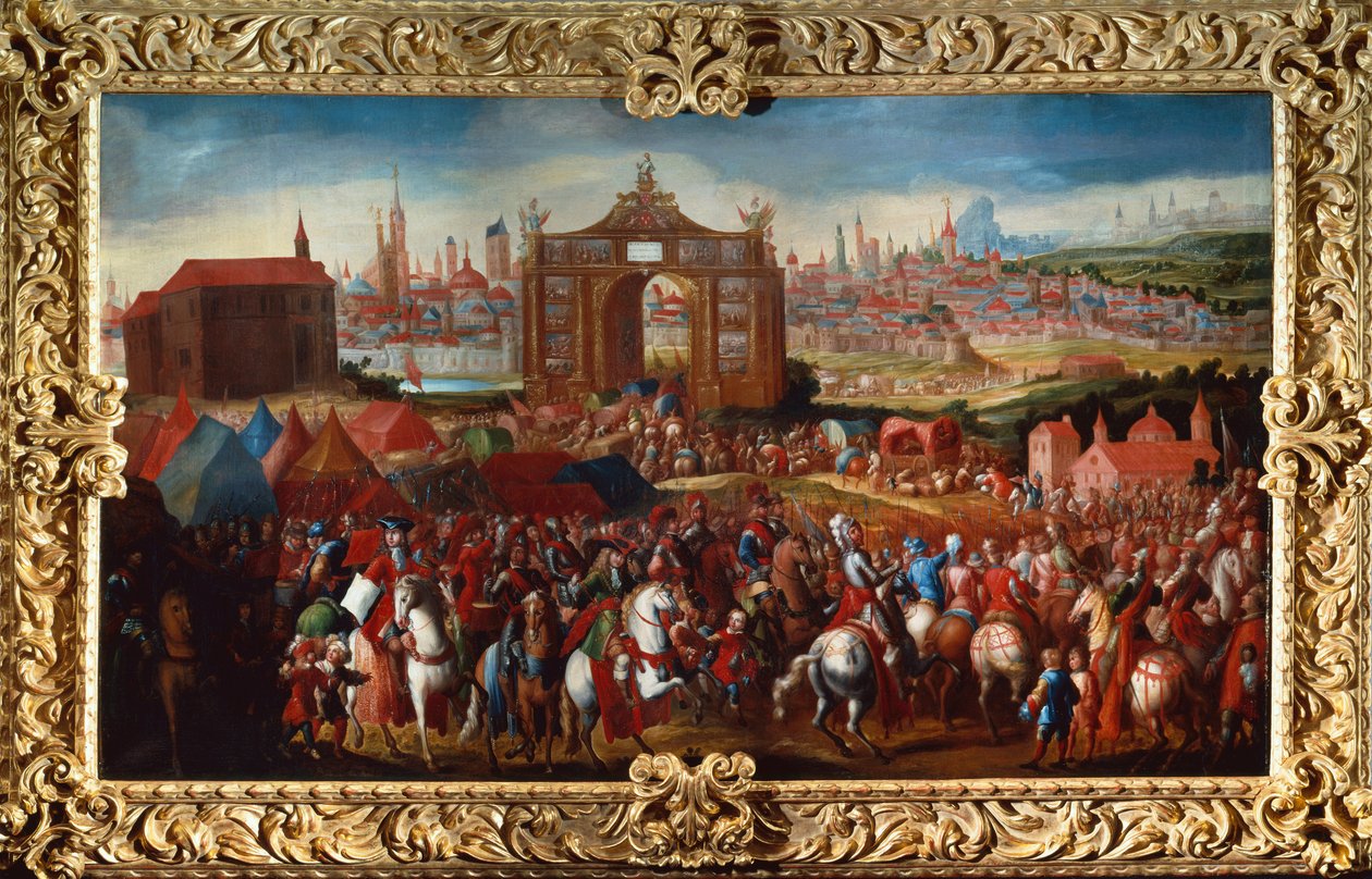 Festas Triunfantes (óleo sobre tela) de Bernardo Polo