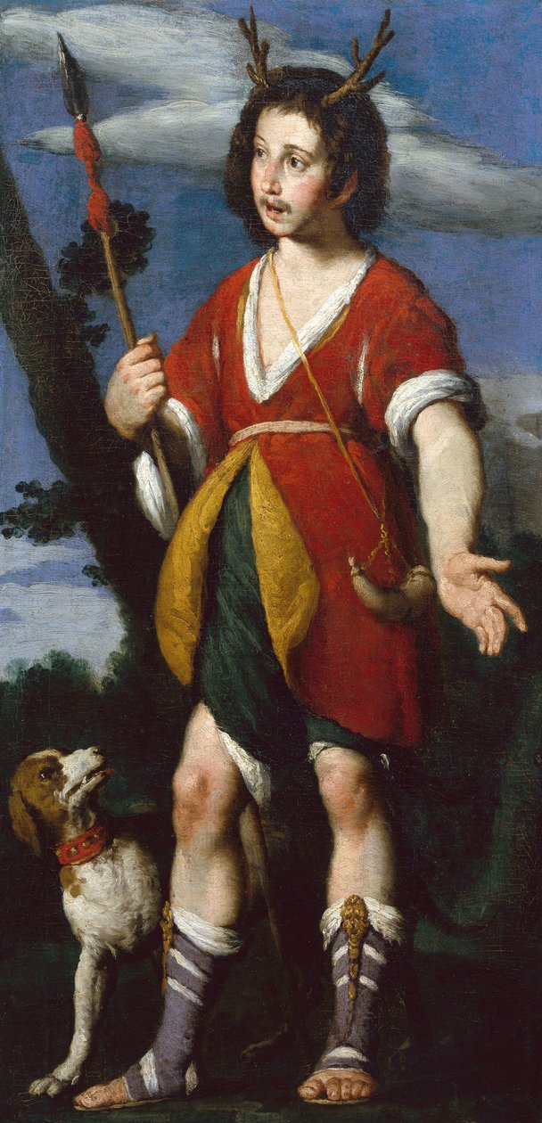 Acteon (óleo sobre tela) de Bernardo Strozzi
