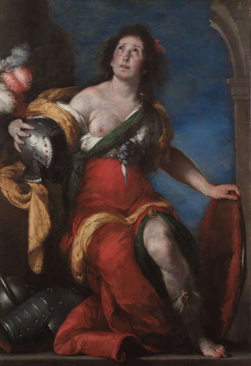 Figura alegórica, c. 1636 de Bernardo Strozzi