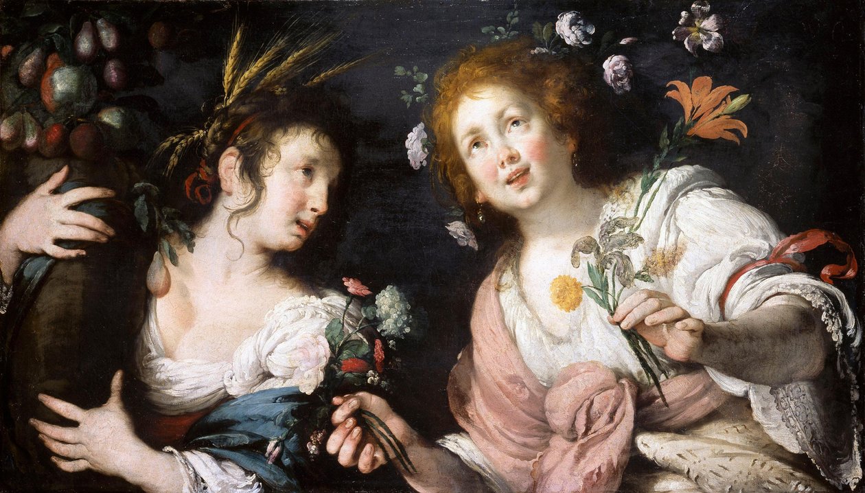 Alegoria da Primavera e do Verão de Bernardo Strozzi
